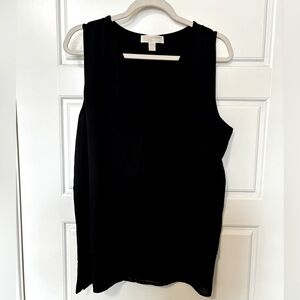 Elegant Black Sleeveless Top